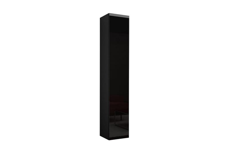 Vitriinikaappi Wishon 180 cm - Musta - Säilytys - Kaappi - Vitriini