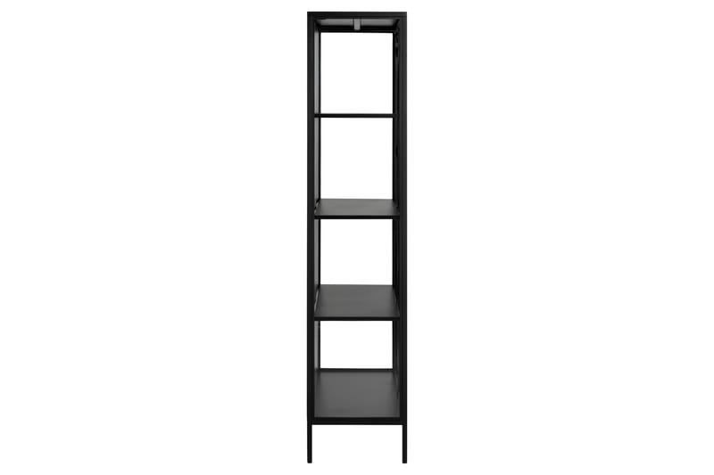 Vitrinäkaappi Wiester 180 cm - Musta - Säilytys - Kaappi - Vitriini