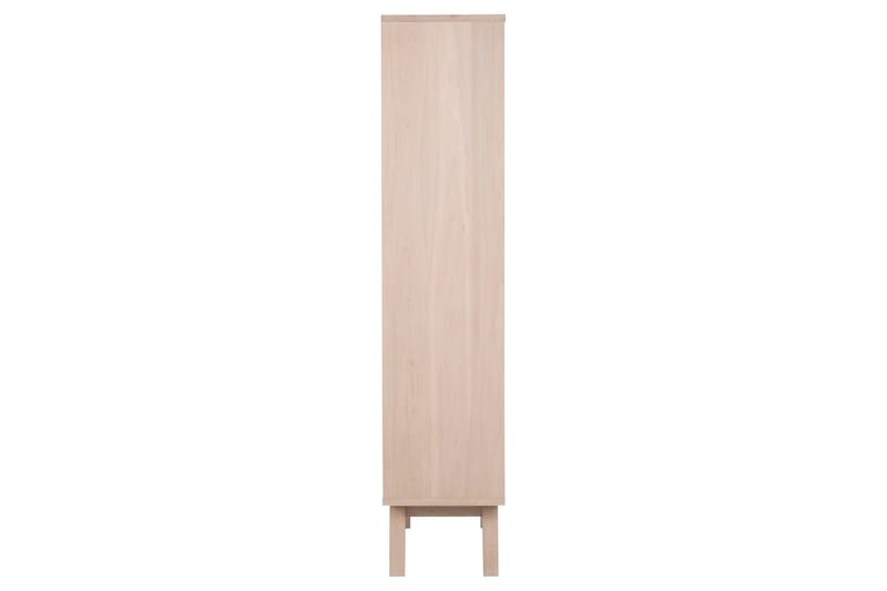 Vitrinäskaappi Simmadon 190 cm - Valkoinen - Säilytys - Kaappi - Vitriini