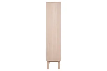 Vitrinäskaappi Simmadon 190 cm - Valkoinen - Säilytys - Kaappi - Vitriini