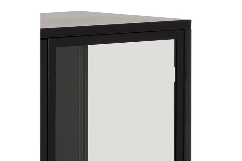 Vitrinäskaappi Wiester 98,7 cm - Musta - Säilytys - Kaappi - Vitriini
