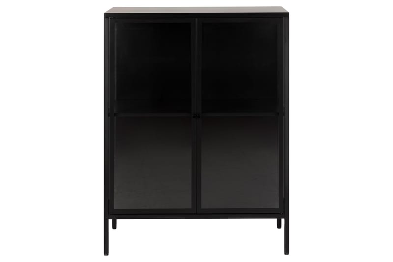 Vitrinäskaappi Wiester 98,7 cm - Musta - Säilytys - Kaappi - Vitriini