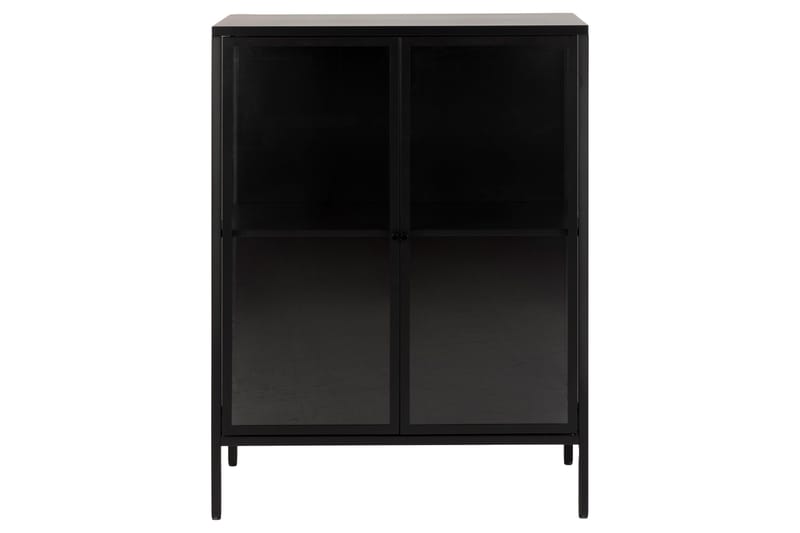 Vitrinäskaappi Wiester 98,7 cm - Musta - Säilytys - Kaappi - Vitriini