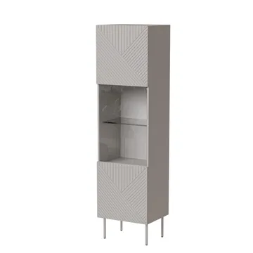vitriinikaappi ART DECO -vitriini beige - Säilytys - Kaappi - Vitriini