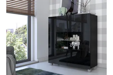 Vitriinikaappi Calabrini 100x35x107 cm - Säilytys - Kaappi - Vitriini