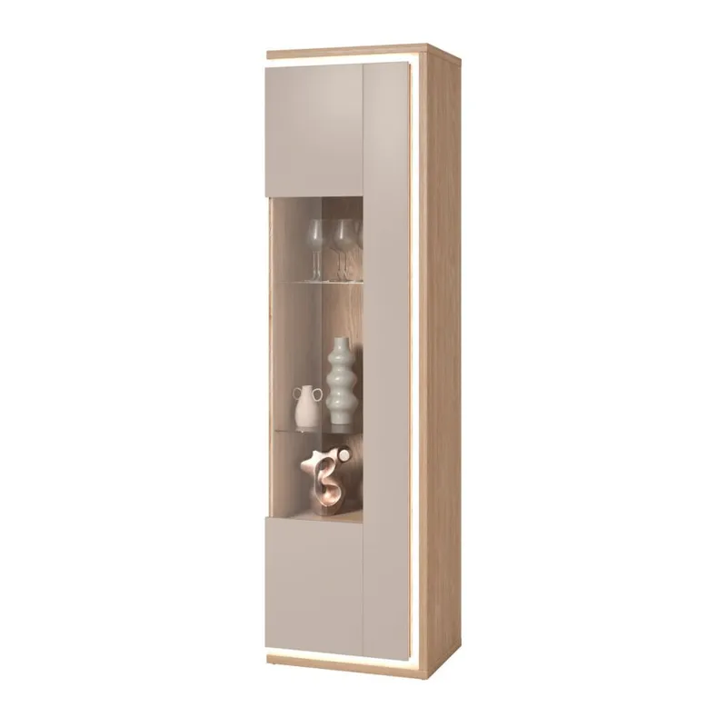 Vitriinikaappi Dore 1 ovi oikealle - Säilytys - Kaappi - Vitriini