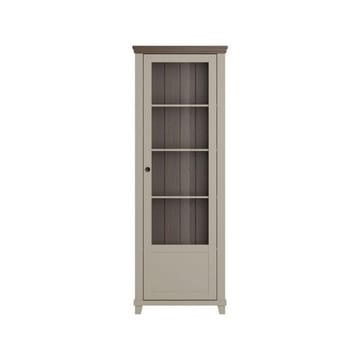 Vitriinikaappi Evora 1 ovi oikea - Vaalea beige - Säilytys - Kaappi - Vitriini