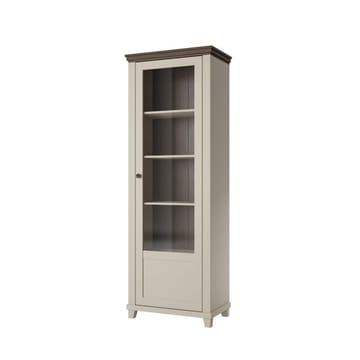 Vitriinikaappi Evora 1 ovi oikea - Vaalea beige - Säilytys - Kaappi - Vitriini