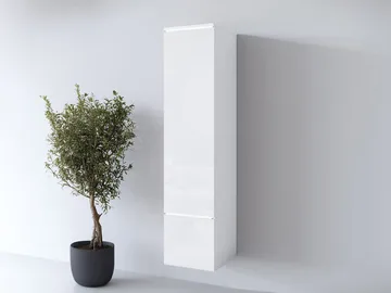 vitriinikaappi Korkea kaappi VERA TYYPPI 001 + LED valkoinen - Säilytys - Kaappi - Vitriini
