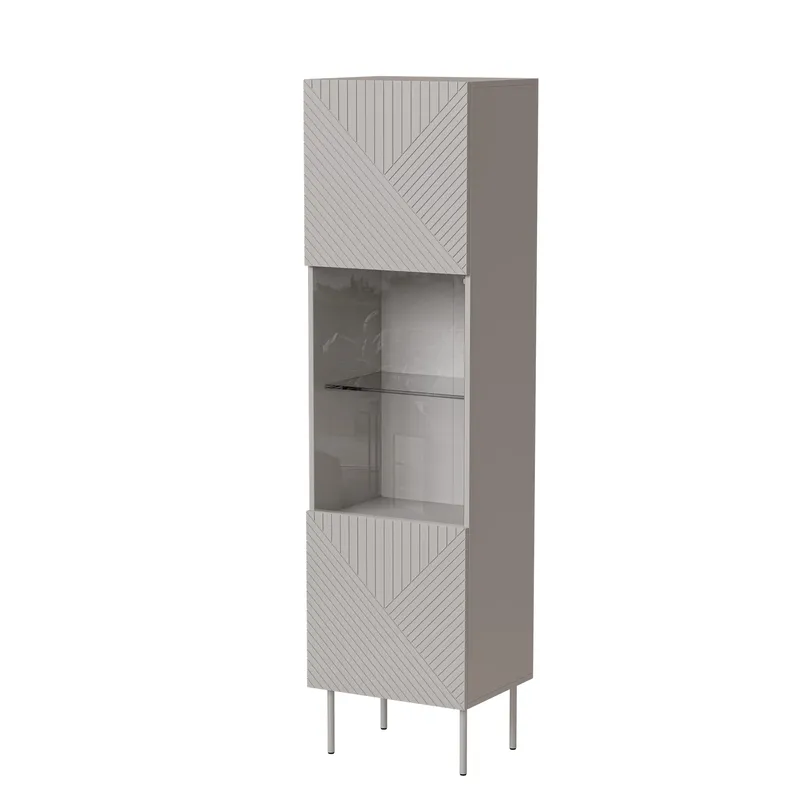 vitriinikaappi NO_BRAND ART DECO -vitriini beige, undefined