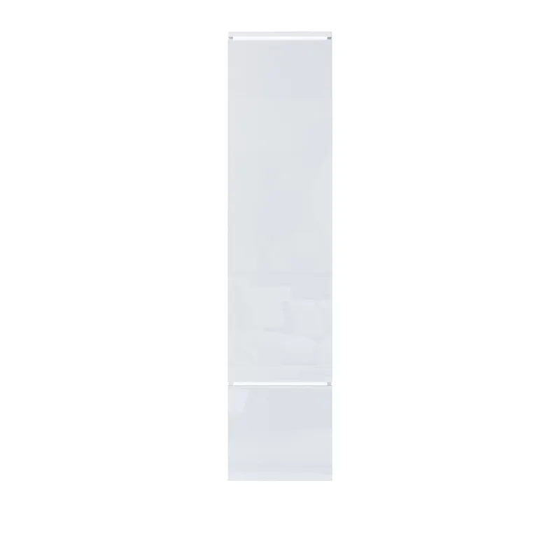 vitriinikaappi NO_BRAND Korkea kaappi VERA TYYPPI 001 + LED valkoinen, undefined