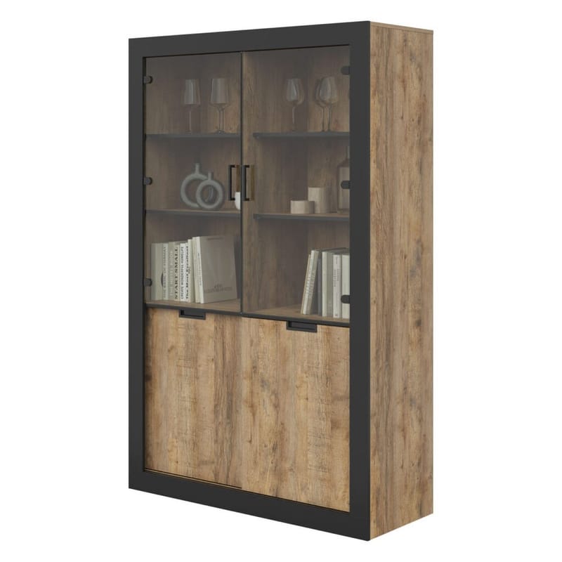 Vitriinikaappi Tudor 4 ovea - Säilytys - Kaappi - Vitriini