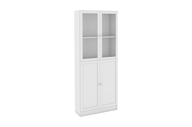 Vitriinikaappi Plassen 79 cm, Valkoinen