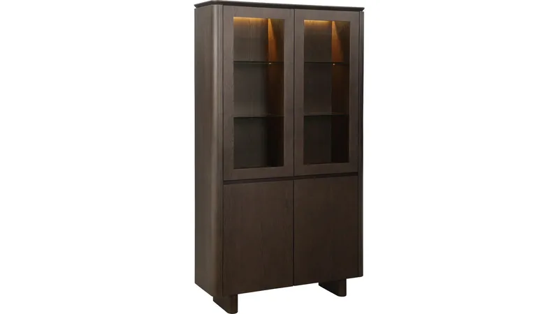 Vitrina NFG Aldon 4 ovea Brun, Ruskea