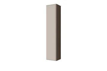 Zalricus Vitriinikaappi 36x164 cm - Beige - Säilytys - Kaappi - Vitriini