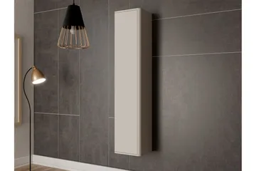 Zalricus Vitriinikaappi 36x164 cm - Beige - Säilytys - Kaappi - Vitriini