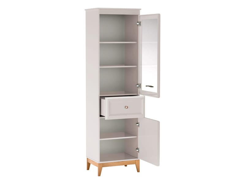 Zeylor Vitriinikaappi 193 cm Valaistuksella - Säilytys - Kaappi - Vitriini