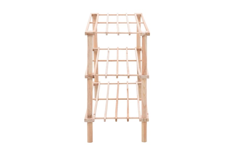 3-kerroksinen kenkäteline täysi kuusi - Beige - Säilytys - Kenkäsäilytys