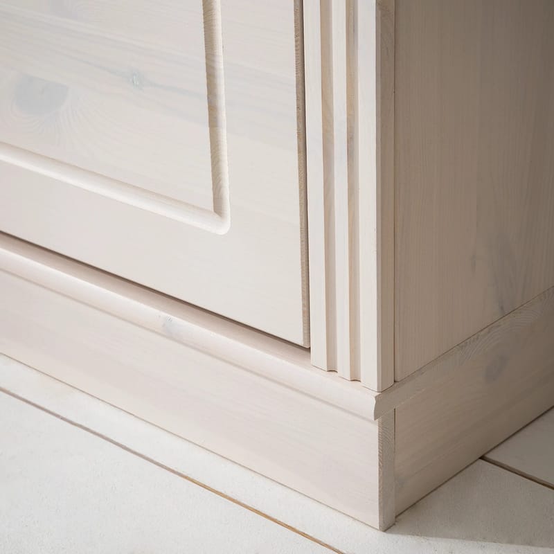 Anita kenkäteline 80x105 cm - Valkoinen/Hunaja - Säilytys - Kenkäsäilytys