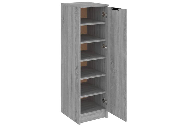 beBasic Kenkäkaappi harmaa Sonoma 30x35x100 cm tekninen puu - Harmaa - Säilytys - Kenkäsäilytys