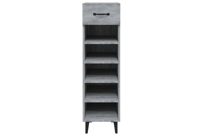 beBasic Kenkäkaappi harmaa Sonoma 30x35x105 cm tekninen puu - Harmaa - Säilytys - Kenkäsäilytys