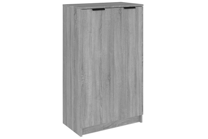 beBasic Kenkäkaappi harmaa Sonoma 59x35x100 cm tekninen puu - Harmaa - Säilytys - Kenkäsäilytys