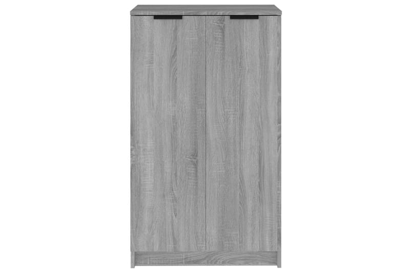 beBasic Kenkäkaappi harmaa Sonoma 59x35x100 cm tekninen puu - Harmaa - Säilytys - Kenkäsäilytys