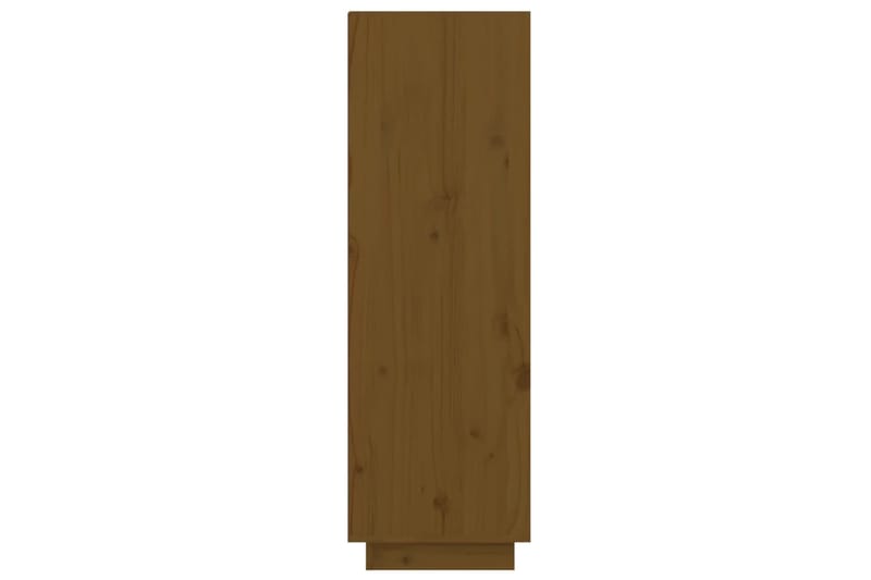 beBasic Kenkäkaappi hunajanruskea 60x34x105 cm täysi mänty - Ruskea - Säilytys - Kenkäsäilytys