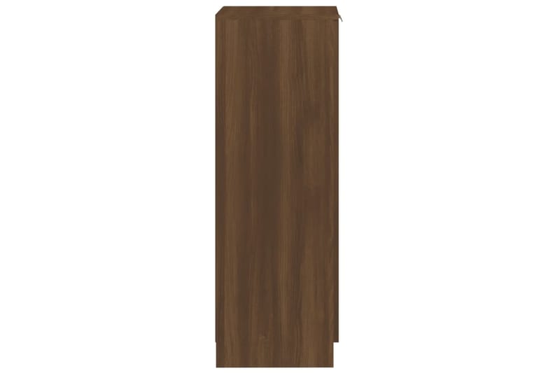beBasic Kenkäkaappi ruskea tammi 30x35x100 cm tekninen puu - Ruskea - Säilytys - Kenkäsäilytys