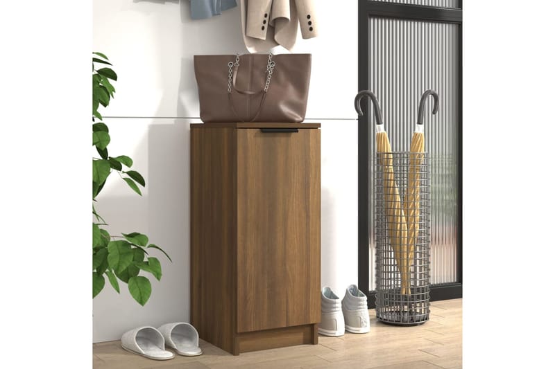 beBasic Kenkäkaappi ruskea tammi 30x35x70 cm tekninen puu - Ruskea - Säilytys - Kenkäsäilytys
