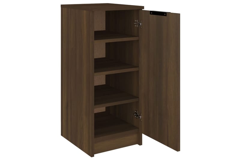 beBasic Kenkäkaappi ruskea tammi 30x35x70 cm tekninen puu - Ruskea - Säilytys - Kenkäsäilytys