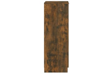 beBasic Kenkäkaappi savutammi 30x35x100 cm tekninen puu - Ruskea - Säilytys - Kenkäsäilytys