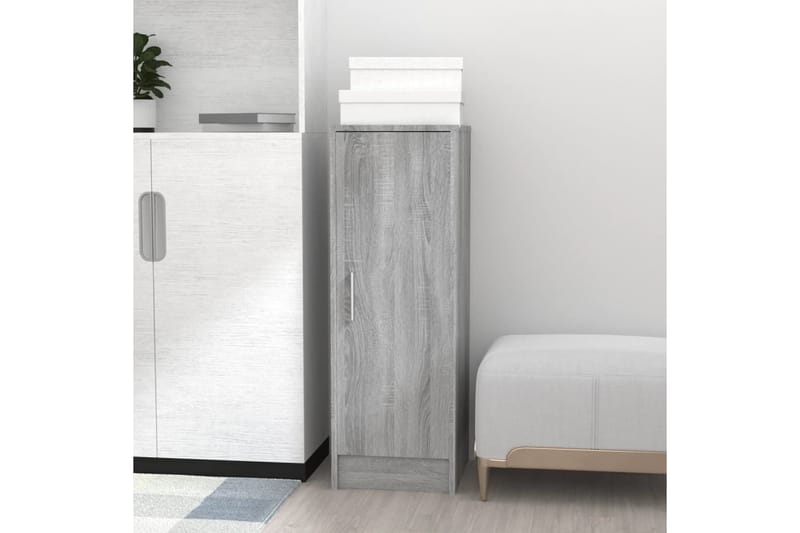 beBasic Kenkäteline harmaa Sonoma 32x35x92 cm tekninen puu - Harmaa - Säilytys - Kenkäsäilytys