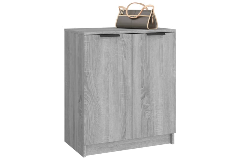beBasic Kenkäteline harmaa Sonoma 59x35x70 cm tekninen puu - Harmaa - Säilytys - Kenkäsäilytys