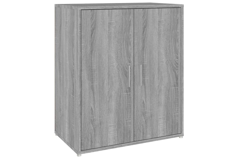 beBasic Kenkäteline harmaa Sonoma 60x35x70 cm tekninen puu - Harmaa - Säilytys - Kenkäsäilytys