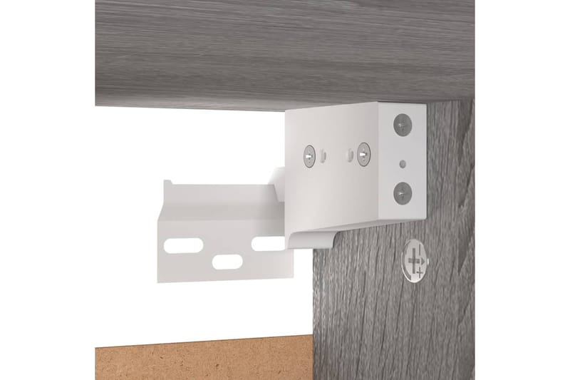 beBasic Kenkäteline harmaa Sonoma 60x35x70 cm tekninen puu - Harmaa - Säilytys - Kenkäsäilytys