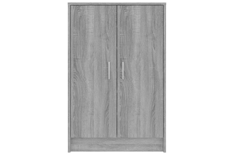 beBasic Kenkäteline harmaa Sonoma 60x35x92 cm tekninen puu - Harmaa - Säilytys - Kenkäsäilytys