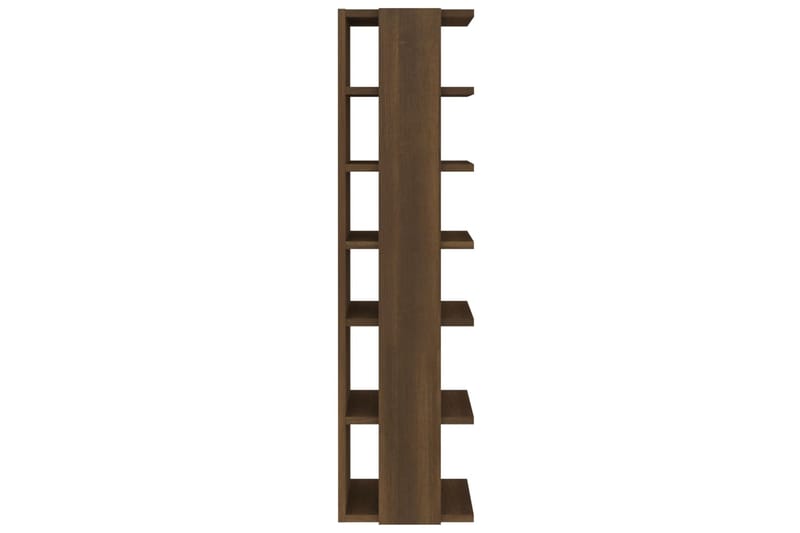 beBasic Kenkäteline ruskea tammi 25x27x102 cm tekninen puu - Ruskea - Säilytys - Kenkäsäilytys