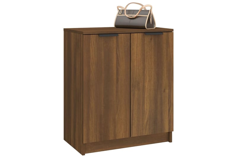 beBasic Kenkäteline ruskea tammi 59x35x70 cm tekninen puu - Ruskea - Säilytys - Kenkäsäilytys
