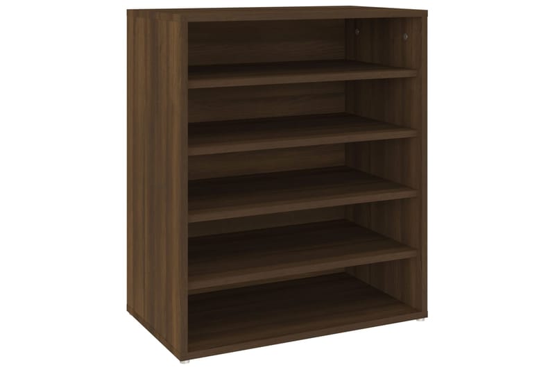 beBasic Kenkäteline ruskea tammi 60x35x70 cm tekninen puu - Ruskea - Säilytys - Kenkäsäilytys