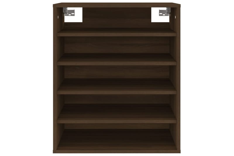 beBasic Kenkäteline ruskea tammi 60x35x70 cm tekninen puu - Ruskea - Säilytys - Kenkäsäilytys