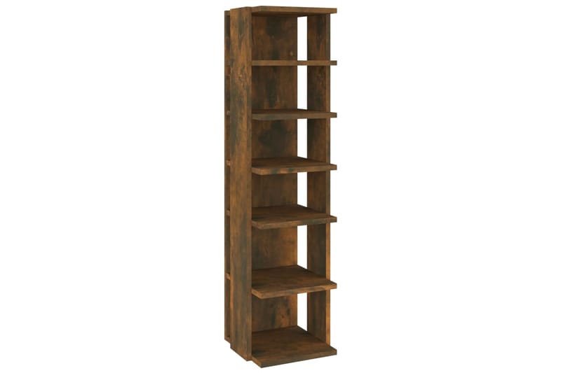 beBasic Kenkäteline savutammi 25x27x102 cm tekninen puu - Ruskea - Säilytys - Kenkäsäilytys