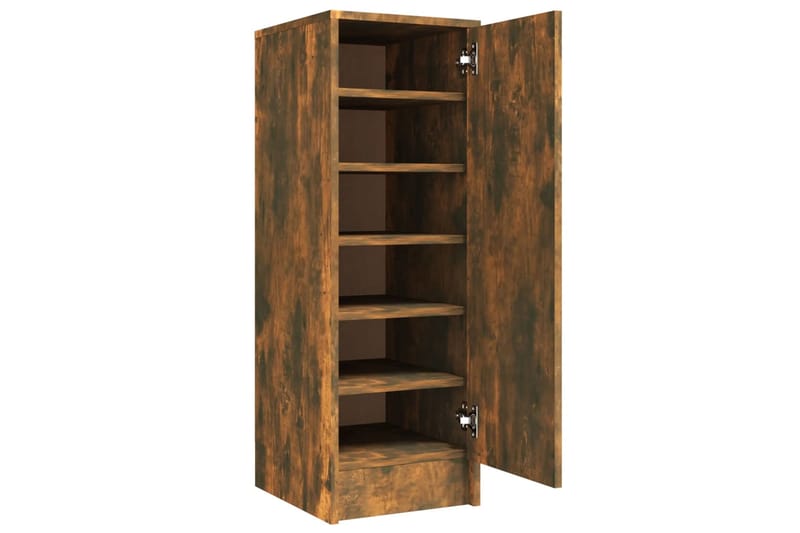 beBasic Kenkäteline savutammi 32x35x92 cm tekninen puu - Ruskea - Säilytys - Kenkäsäilytys