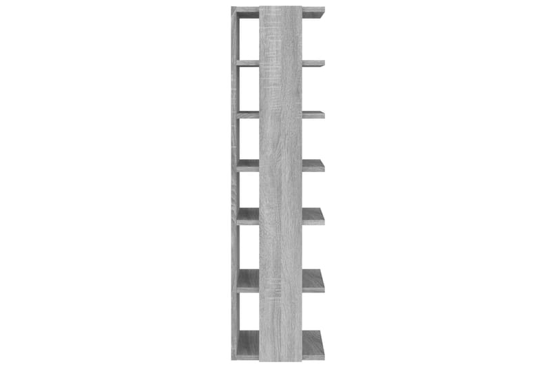 beBasic Kenkätelineet 2 kpl harmaa Sonoma 25x27x102 cm tekninen puu - Harmaa - Säilytys - Kenkäsäilytys
