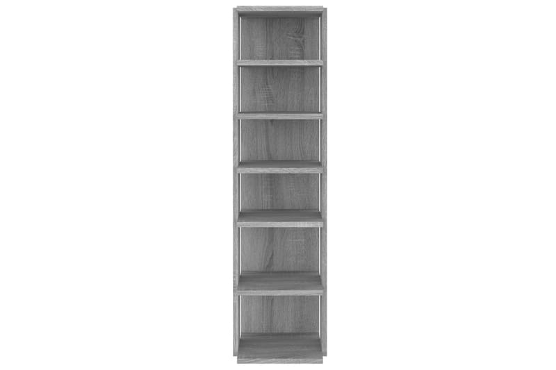 beBasic Kenkätelineet 2 kpl harmaa Sonoma 25x27x102 cm tekninen puu - Harmaa - Säilytys - Kenkäsäilytys