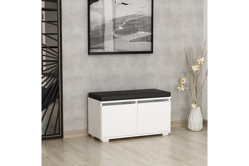 Drago Kenkäkaappi 80 cm - Valkoinen - Säilytys - Kenkäsäilytys