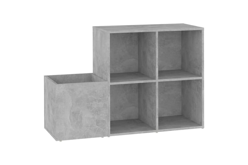 Eteisen kenkäkaappi betoninharmaa 105x35,5x70 cm lastulevy - Harmaa - Säilytys - Kenkäsäilytys