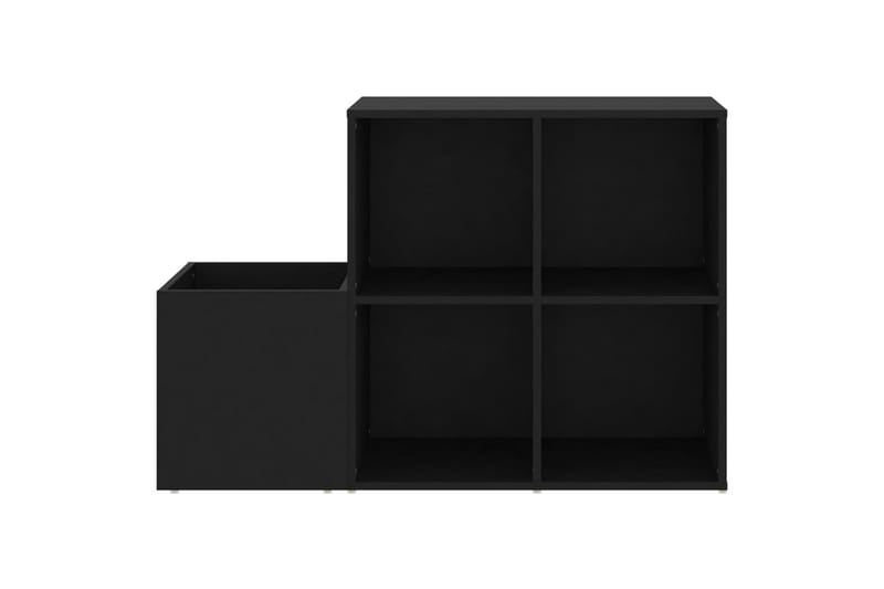 Eteisen kenkäkaappi musta 105x35,5x70 cm lastulevy - Musta - Säilytys - Kenkäsäilytys