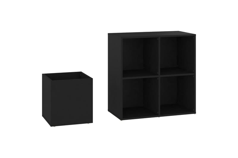 Eteisen kenkäkaappi musta 105x35,5x70 cm lastulevy - Musta - Säilytys - Kenkäsäilytys