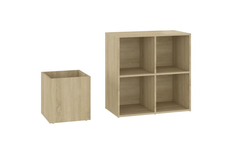 Eteisen kenkäkaappi Sonoma-tammi 105x35,5x70 cm lastulevy - Ruskea - Säilytys - Kenkäsäilytys